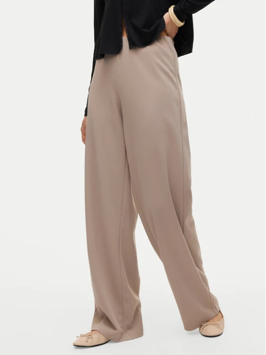 Zdjęcie produktu Vero Moda Spodnie materiałowe Berlin 10318454 Beżowy Wide Leg