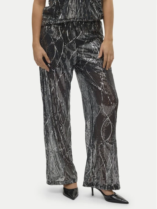 Zdjęcie produktu Vero Moda Spodnie materiałowe Ellen 10319016 Czarny Straight Fit