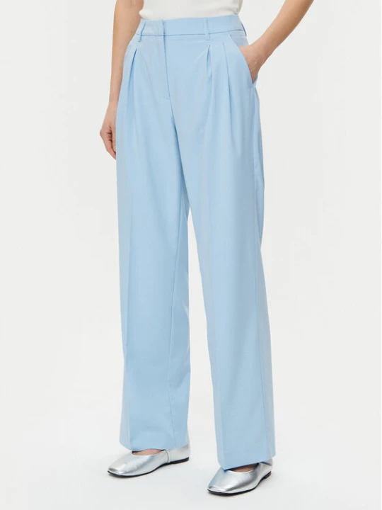 Zdjęcie produktu Vero Moda Spodnie materiałowe Liba 10324626 Błękitny Wide Leg Niebieski jasny