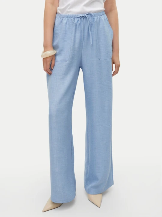 Zdjęcie produktu Vero Moda Spodnie materiałowe Melaney 10316385 Niebieski Loose Fit