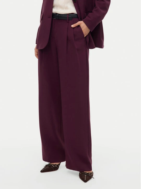 Zdjęcie produktu Vero Moda Spodnie materiałowe Michell 10336373 Fioletowy Wide Leg