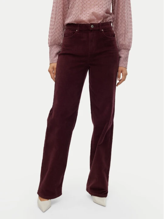 Zdjęcie produktu Vero Moda Spodnie materiałowe Tessa 10315350 Fioletowy Wide Leg