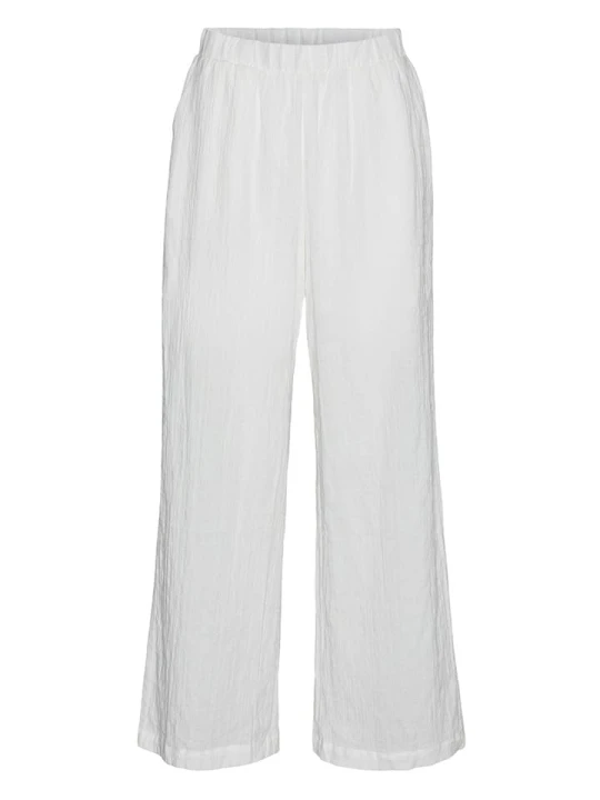 Zdjęcie produktu Vero Moda Spodnie w kolorze białym rozmiar: S