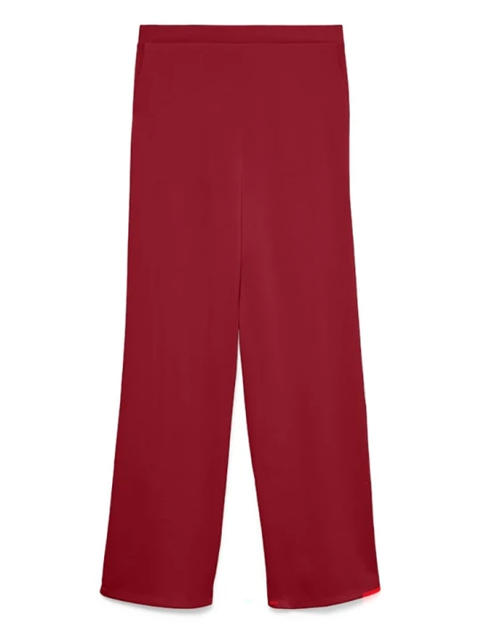 Zdjęcie produktu Vero Moda Spodnie w kolorze bordowym rozmiar: XS