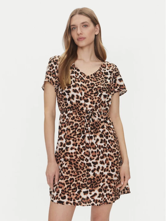 Zdjęcie produktu Vero Moda Sukienka codzienna Easy Joy 10307990 Brązowy Regular Fit