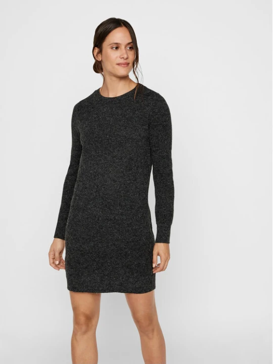 Zdjęcie produktu Vero Moda Sukienka dzianinowa 10215523 Czarny Relaxed Fit