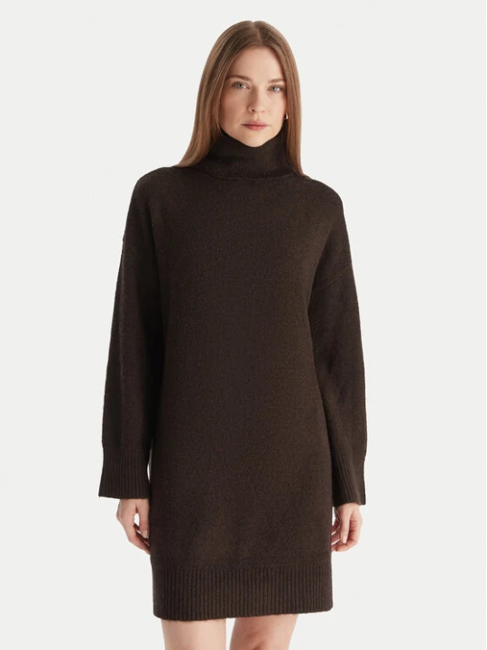 Zdjęcie produktu Vero Moda Sukienka dzianinowa Aquarius 10331900 Brązowy Regular Fit
