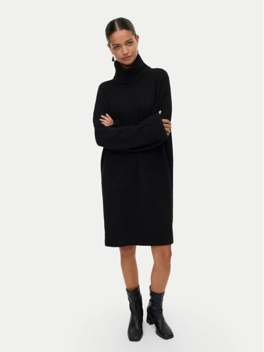 Zdjęcie produktu Vero Moda Sukienka dzianinowa Aquarius 10331900 Czarny Regular Fit