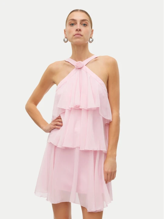 Zdjęcie produktu Vero Moda Sukienka koktajlowa Felicia 10329767 Różowy Regular Fit