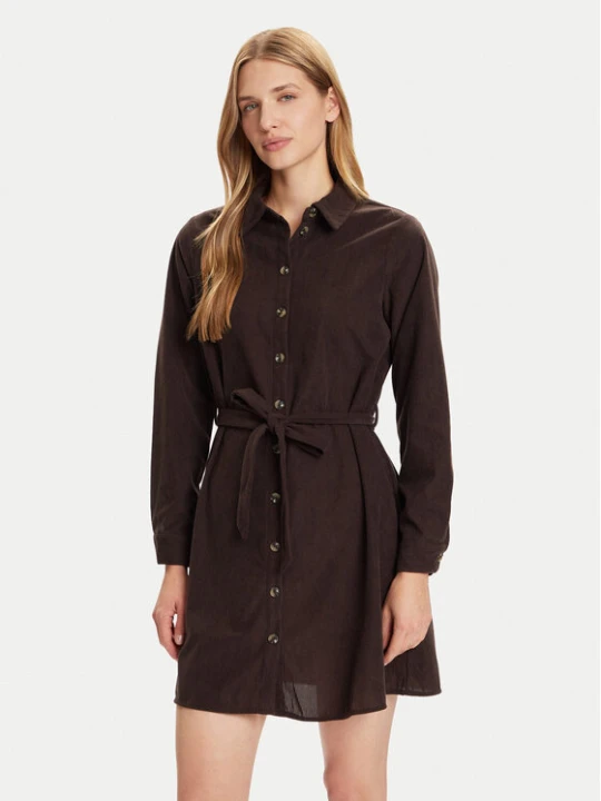 Zdjęcie produktu Vero Moda Sukienka koszulowa Elly 10334288 Brązowy Regular Fit