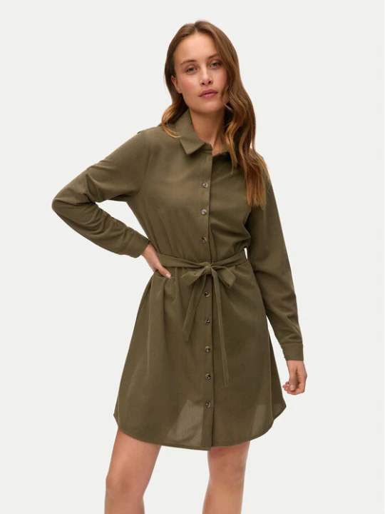 Zdjęcie produktu Vero Moda Sukienka koszulowa Elly 10334288 Zielony Regular Fit