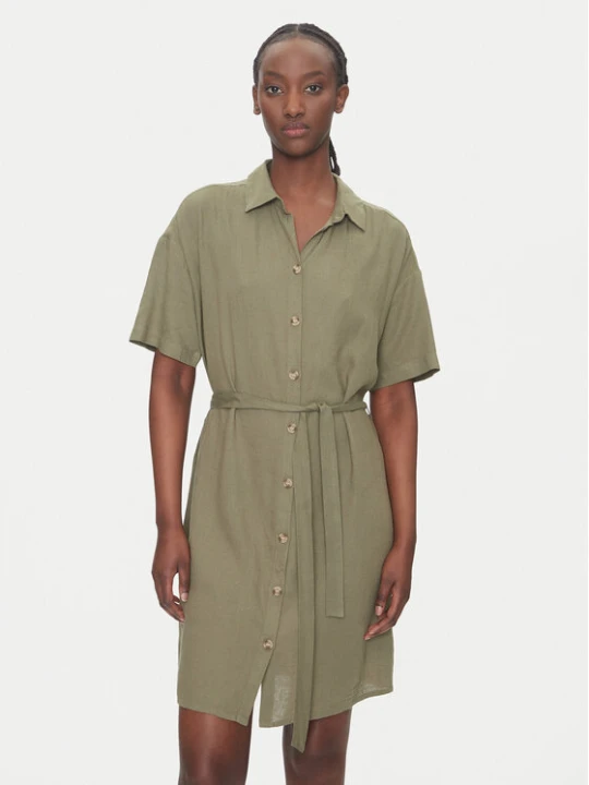Zdjęcie produktu Vero Moda Sukienka koszulowa Thea 10333791 Zielony Loose Fit