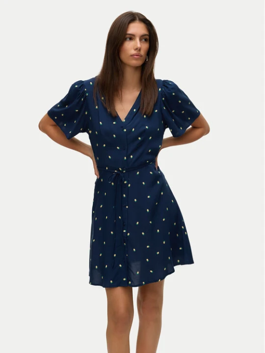 Zdjęcie produktu Vero Moda Sukienka letnia Alba 10292845 Granatowy Regular Fit