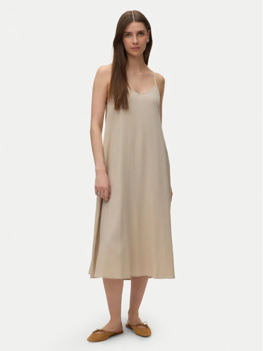 Zdjęcie produktu Vero Moda Sukienka letnia Emilo 10340519 Beżowy Loose Fit