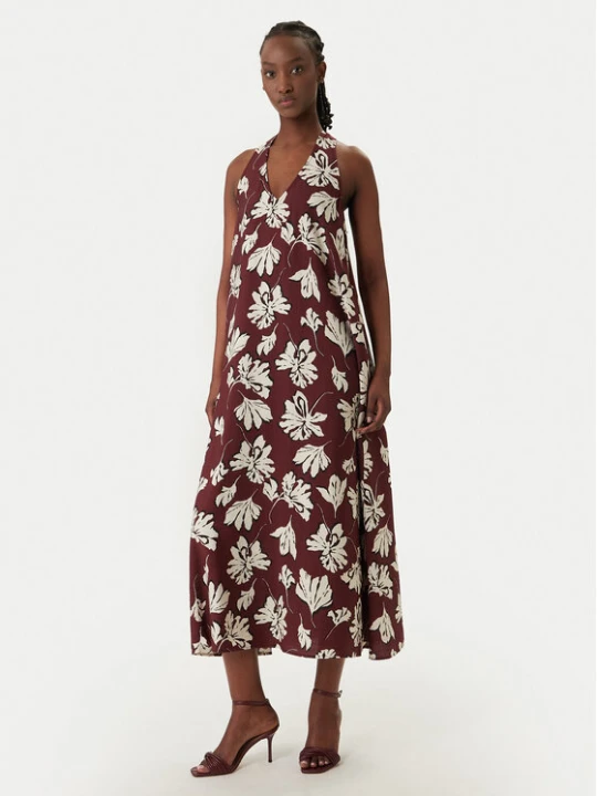 Zdjęcie produktu Vero Moda Sukienka letnia Jennifer 10341973 Bordowy Regular Fit