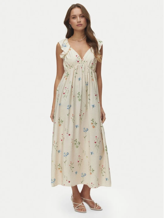 Zdjęcie produktu Vero Moda Sukienka letnia Josie 10324125 Beżowy Regular Fit