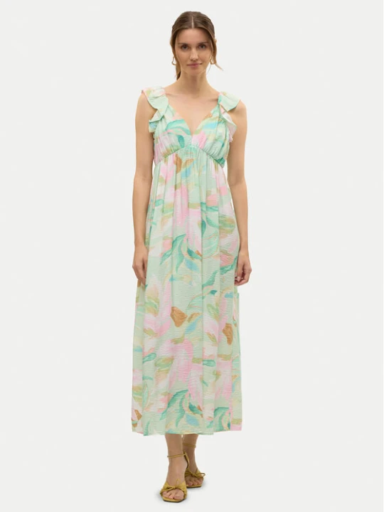 Zdjęcie produktu Vero Moda Sukienka letnia Josie 10324125 Zielony Regular Fit