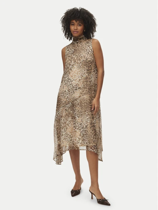 Zdjęcie produktu Vero Moda Sukienka letnia Smilla 10345453 Beżowy Regular Fit