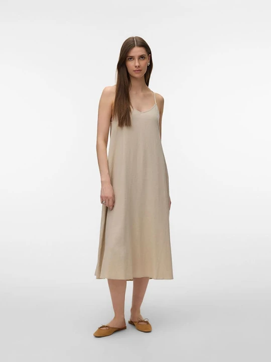 Zdjęcie produktu Vero Moda Sukienka w kolorze beżowym rozmiar: XS