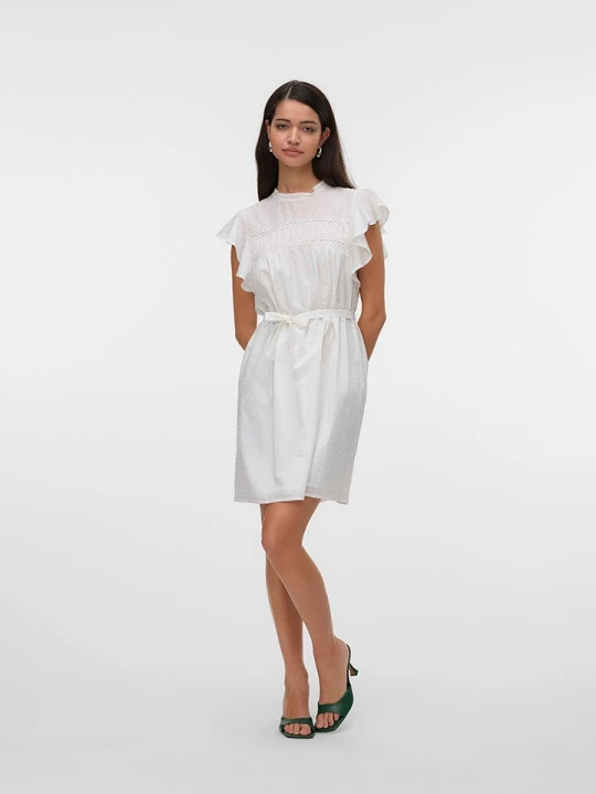 Zdjęcie produktu Vero Moda Sukienka w kolorze białym rozmiar: L