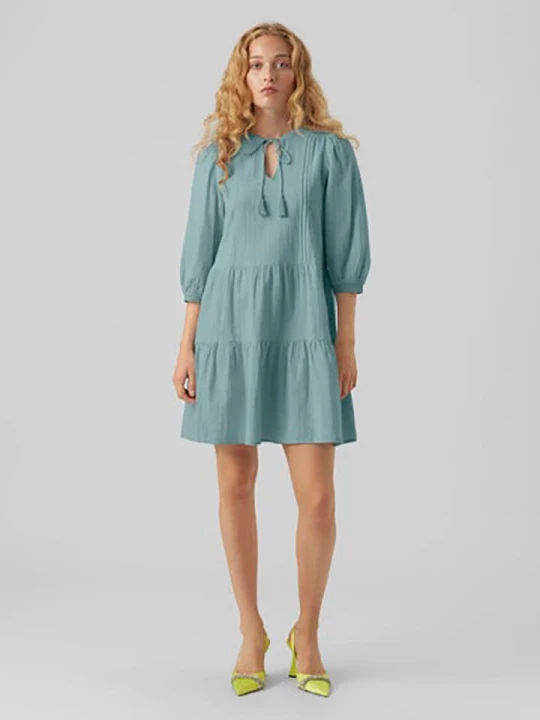 Zdjęcie produktu Vero Moda Sukienka w kolorze błękitnym rozmiar: M