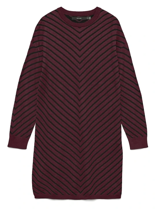 Zdjęcie produktu Vero Moda Sukienka w kolorze ciemnofioletowo-czarnym rozmiar: S