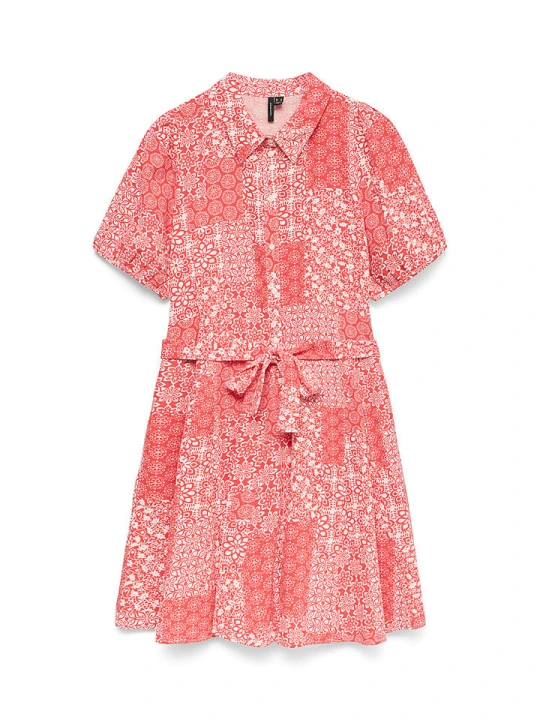 Zdjęcie produktu Vero Moda Sukienka w kolorze czerwono-białym rozmiar: S