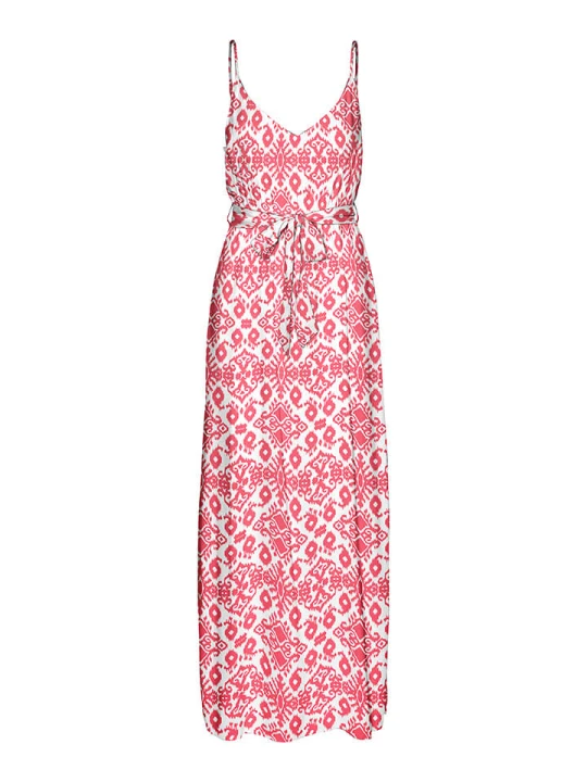 Zdjęcie produktu Vero Moda Sukienka w kolorze jasnoróżowo-białym rozmiar: XL