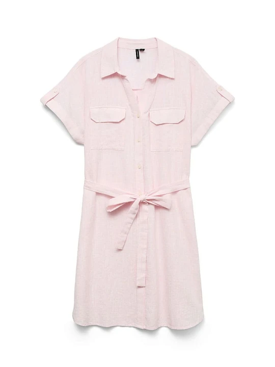 Zdjęcie produktu Vero Moda Sukienka w kolorze jasnoróżowym rozmiar: XS