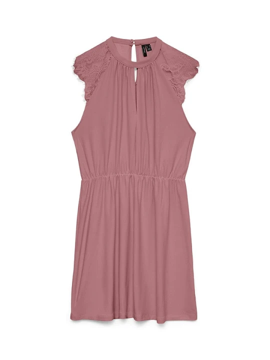 Zdjęcie produktu Vero Moda Sukienka w kolorze szaroróżowym rozmiar: L