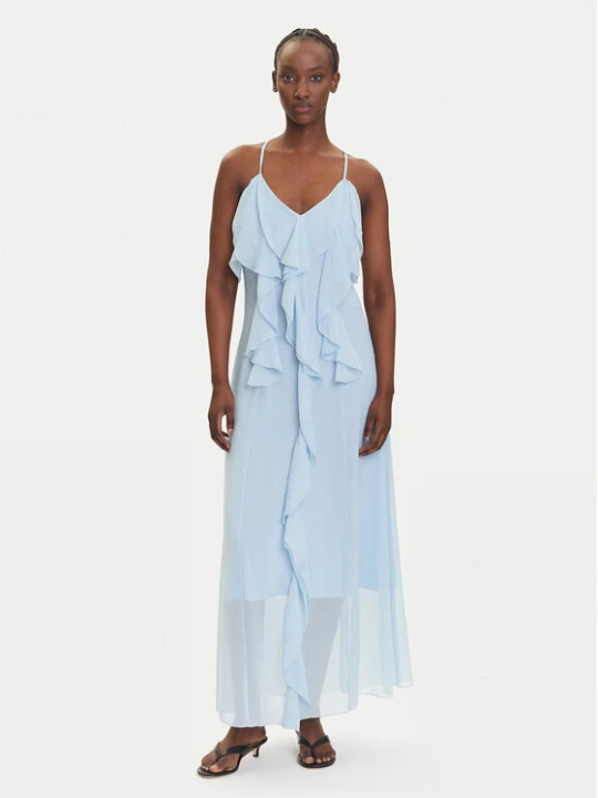 Zdjęcie produktu Vero Moda Sukienka wieczorowa Camille 10336405 Niebieski jasny Regular Fit