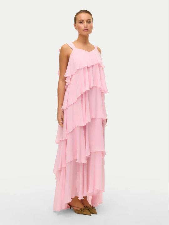 Zdjęcie produktu Vero Moda Sukienka wieczorowa Felicia 10331377 Różowy Regular Fit