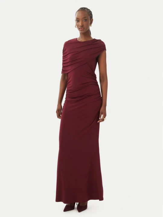 Zdjęcie produktu Vero Moda Sukienka wieczorowa Kassandra 10356465 Bordowy Regular Fit