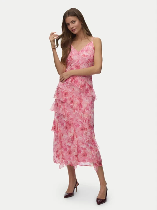 Zdjęcie produktu Vero Moda Sukienka wieczorowa Smilla 10346307 Różowy Regular Fit