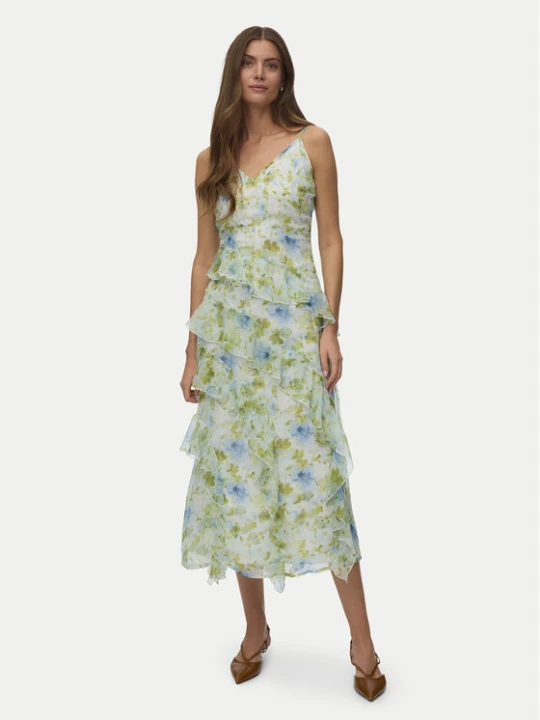 Zdjęcie produktu Vero Moda Sukienka wieczorowa Smilla 10346307 Turkusowy Regular Fit