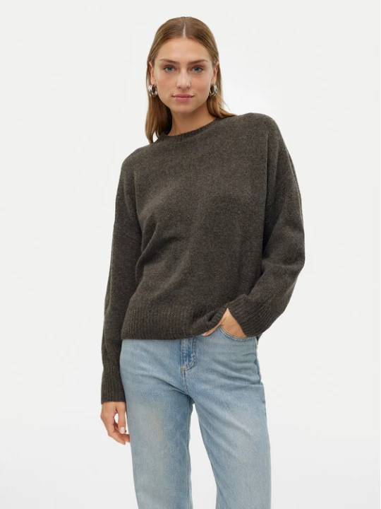 Zdjęcie produktu Vero Moda Sweter Boom 10320463 Brązowy Loose Fit