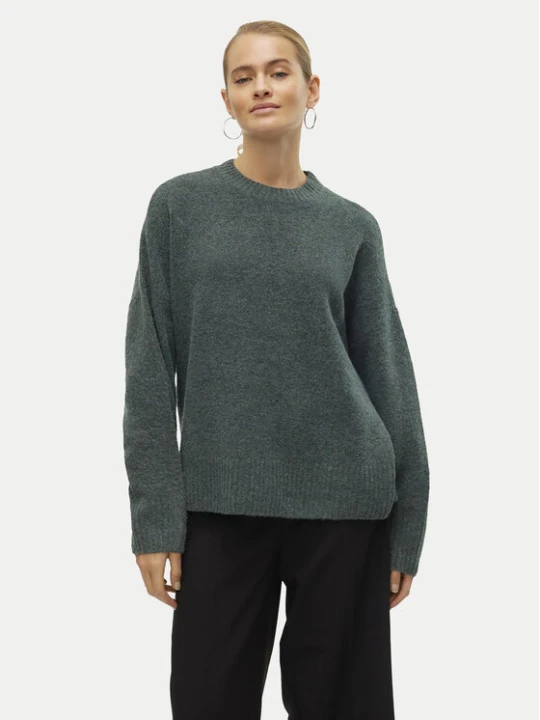 Zdjęcie produktu Vero Moda Sweter Boom 10320463 Zielony Loose Fit