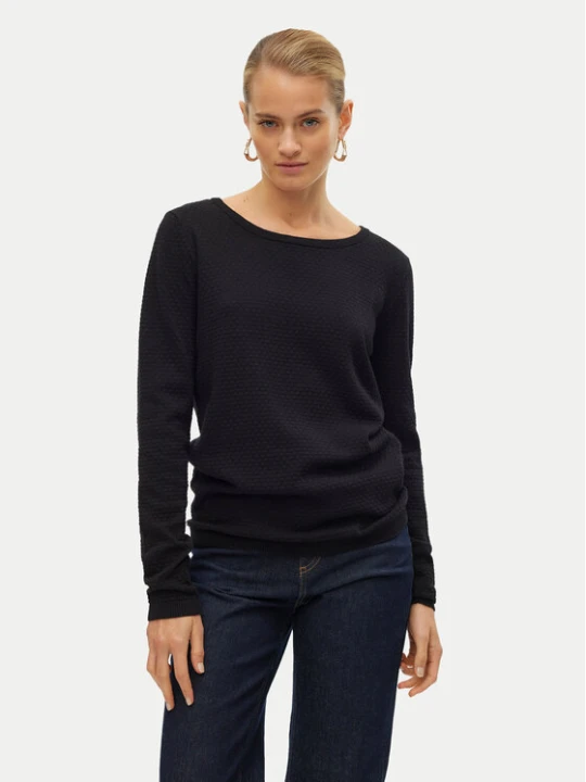 Zdjęcie produktu Vero Moda Sweter Care 10136644 Czarny Regular Fit