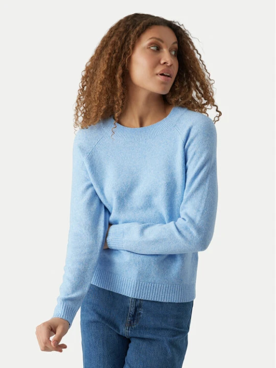 Zdjęcie produktu Vero Moda Sweter Doffy 10201022 Niebieski jasny Regular Fit