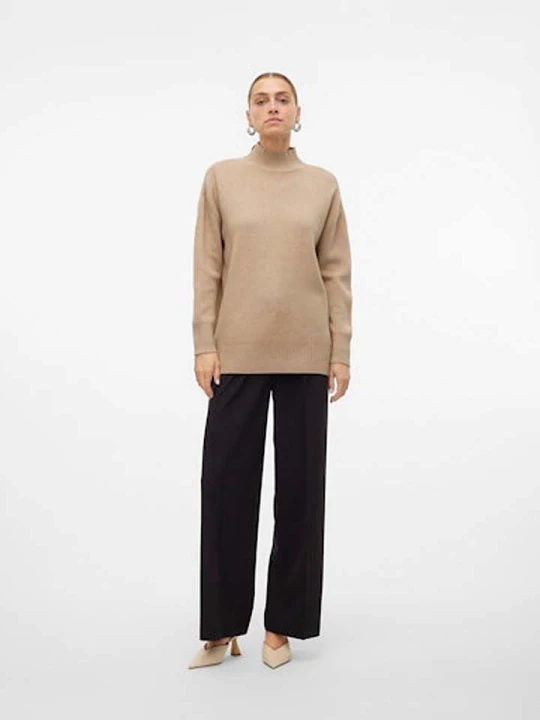 Zdjęcie produktu Vero Moda Sweter "Gold" w kolorze beżowym rozmiar: XS