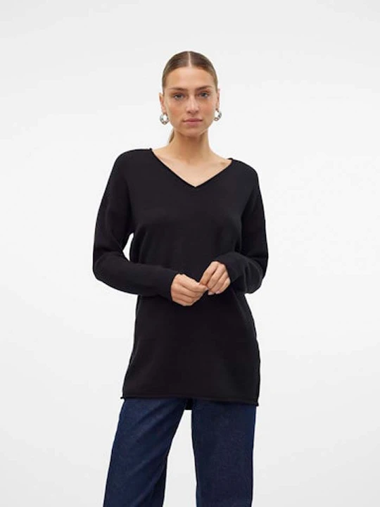 Zdjęcie produktu Vero Moda Sweter "Gold" w kolorze czarnym rozmiar: M
