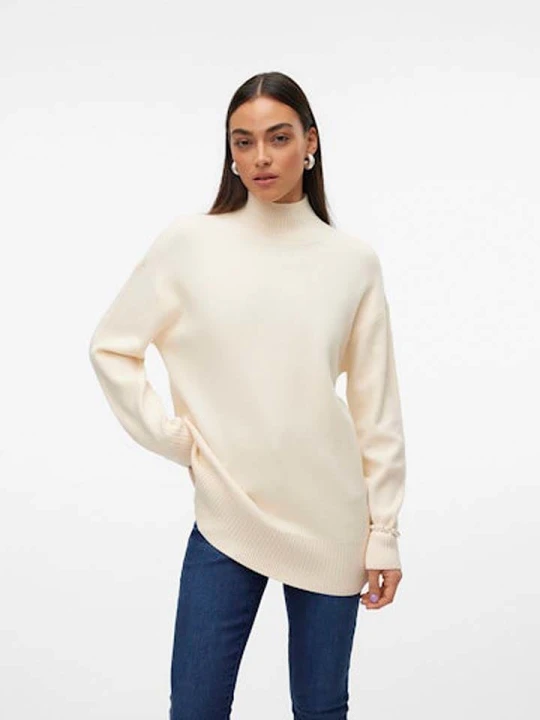 Zdjęcie produktu Vero Moda Sweter "Gold" w kolorze kremowym rozmiar: S
