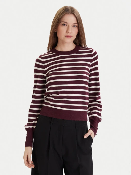 Zdjęcie produktu Vero Moda Sweter Happy 10336333 Fioletowy Regular Fit