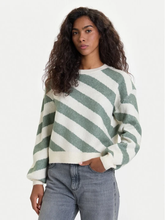 Zdjęcie produktu Vero Moda Sweter Lara 10310862 Beżowy Regular Fit