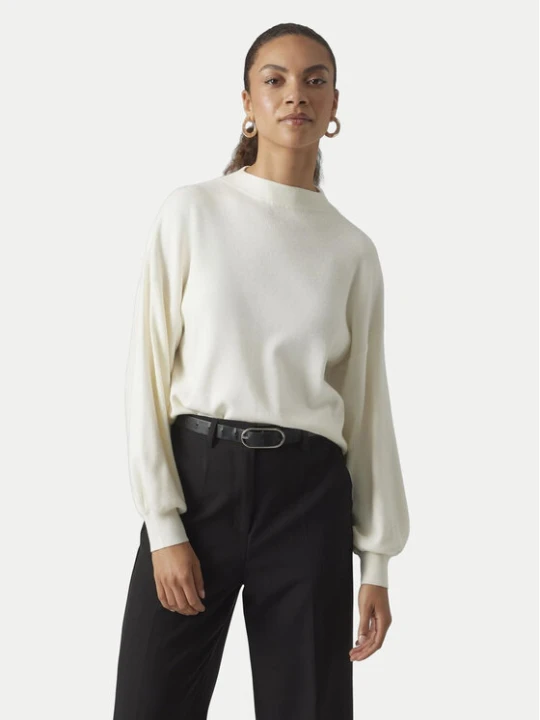 Zdjęcie produktu Vero Moda Sweter Nancy 10290748 Beżowy Regular Fit
