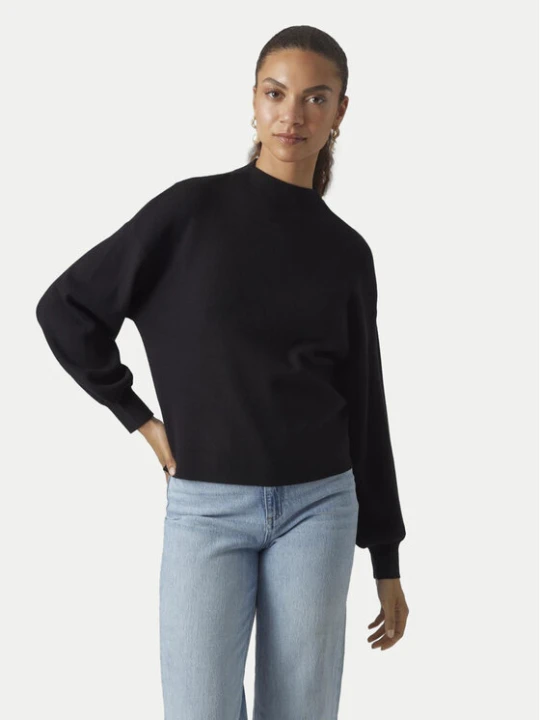 Zdjęcie produktu Vero Moda Sweter Nancy 10290748 Czarny Regular Fit