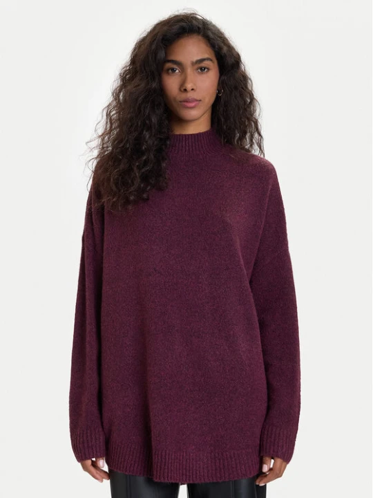 Zdjęcie produktu Vero Moda Sweter Plaza 10290784 Fioletowy Loose Fit