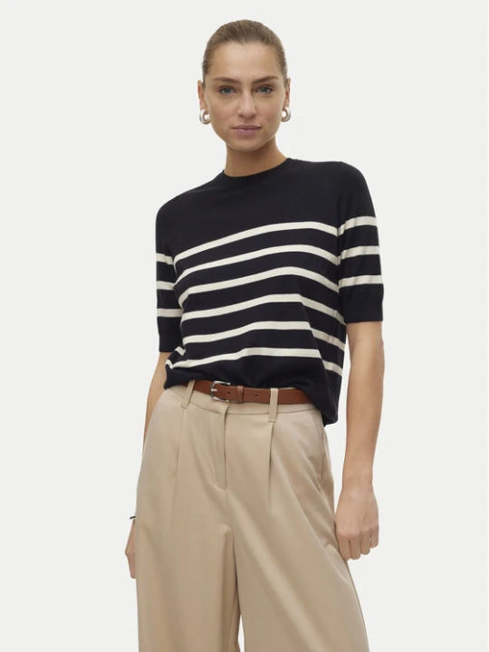 Zdjęcie produktu Vero Moda Sweter Saba 10306829 Czarny Regular Fit