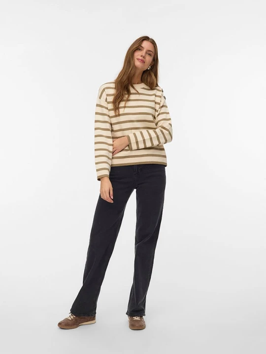 Zdjęcie produktu Vero Moda Sweter w kolorze beżowym rozmiar: XL