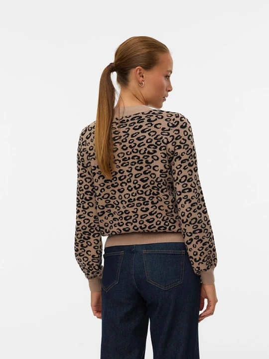 Zdjęcie produktu Vero Moda Sweter w kolorze beżowym rozmiar: L